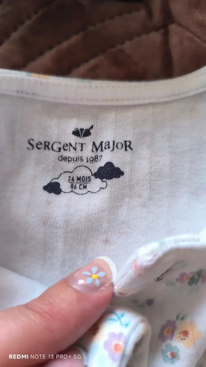 Lot barboteuse sergent major 24 mois - photo numéro 6