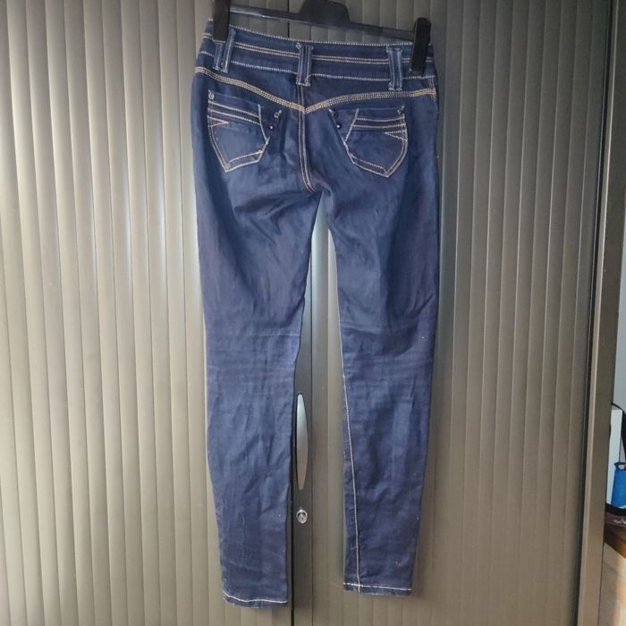 Jean bleu brut skinny taille M 38 R.jonaco denim - photo numéro 2