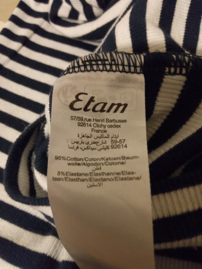 Tee-shirt rayures taille S - photo numéro 5