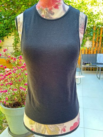 Débardeur noir Zara épais doux - taille M viscose