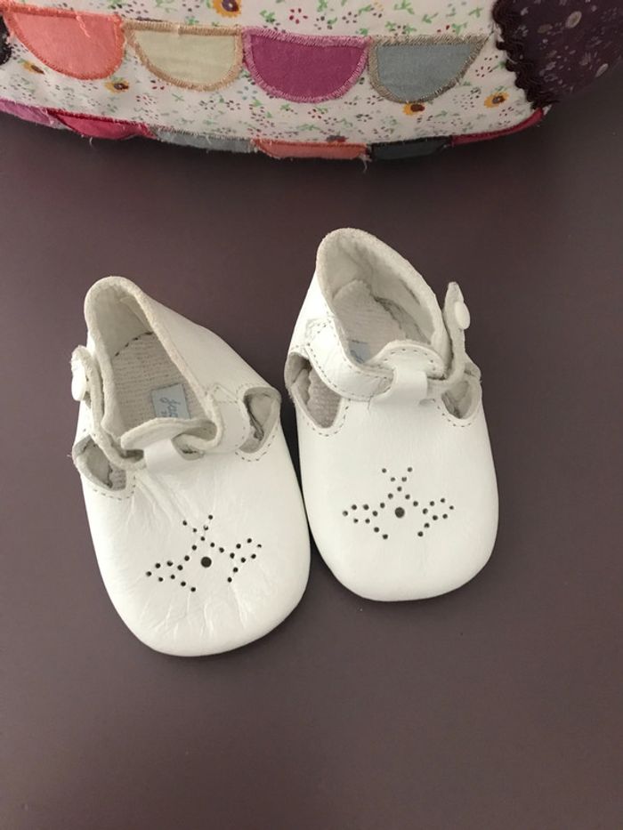 Chaussons bottons Jacadi cuir 17