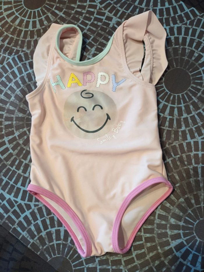 Maillot de bain fille 12 mois smiley
