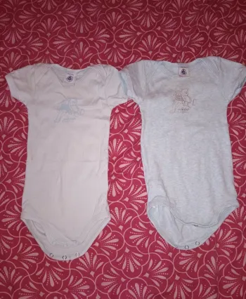 Body manche courte 12 mois petit bateau garçon