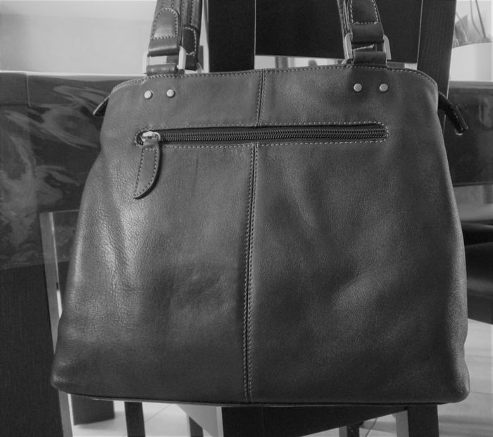SAC CUIR SOUPLE TERRE DE SIENNE - photo numéro 3