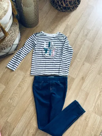 Joli ensemble fille spécial rentrée scolaire 8-10ans