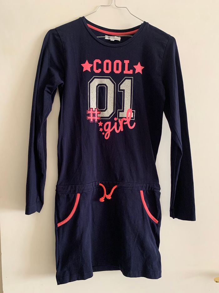 Robe coton manches longues