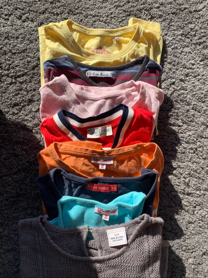 Lot de t-shirts fille - photo numéro 3