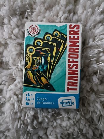 Jeu de cartes transformers en espagnol