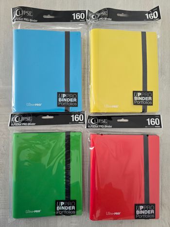 Lot de 4 Portfolios Ultra Pro Éclipse 160