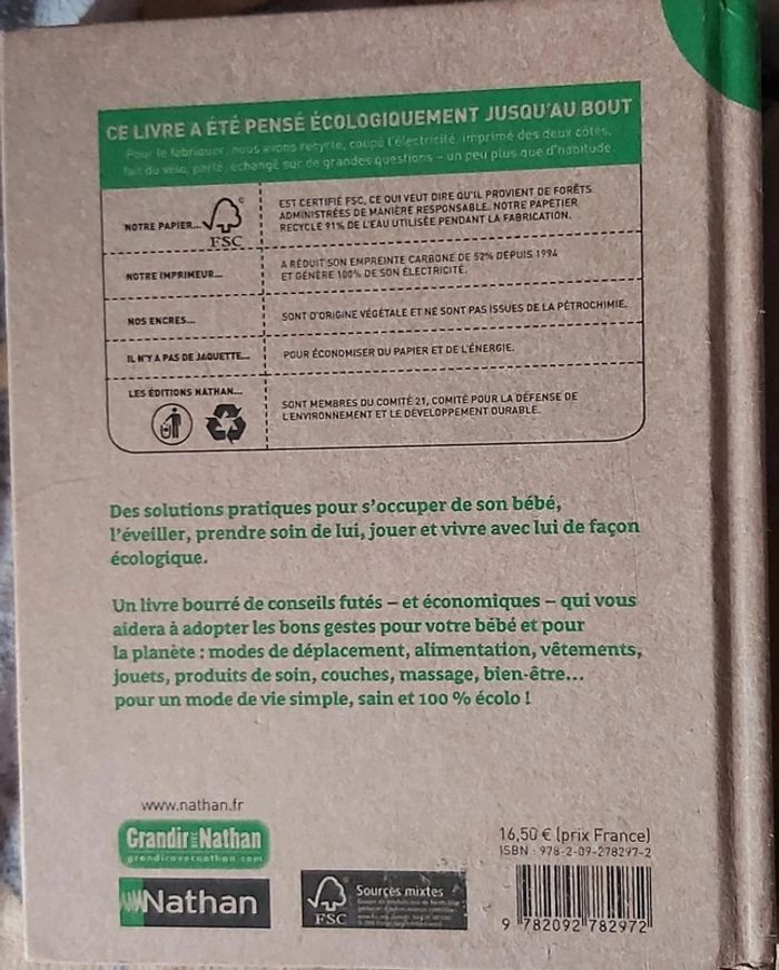 Livre bébé 100% bio - photo numéro 2