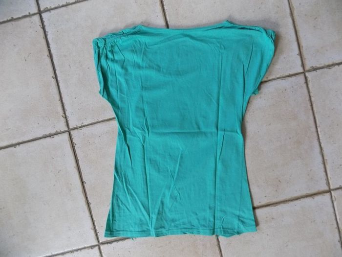 tee shirt 14 ans kiabi vert - photo numéro 3