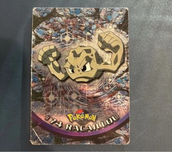Carte Pokémon topps Racaillou 74 reverse