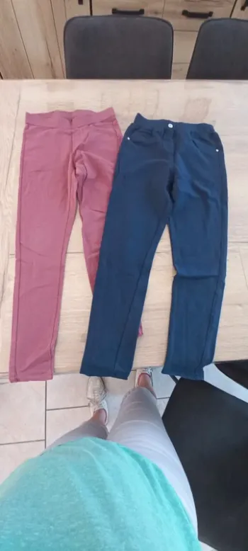 2 jeggings 12ans