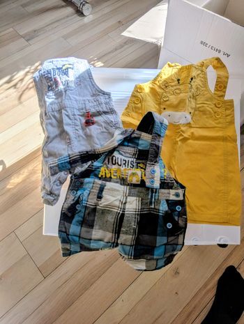 Salopettes été garçon 