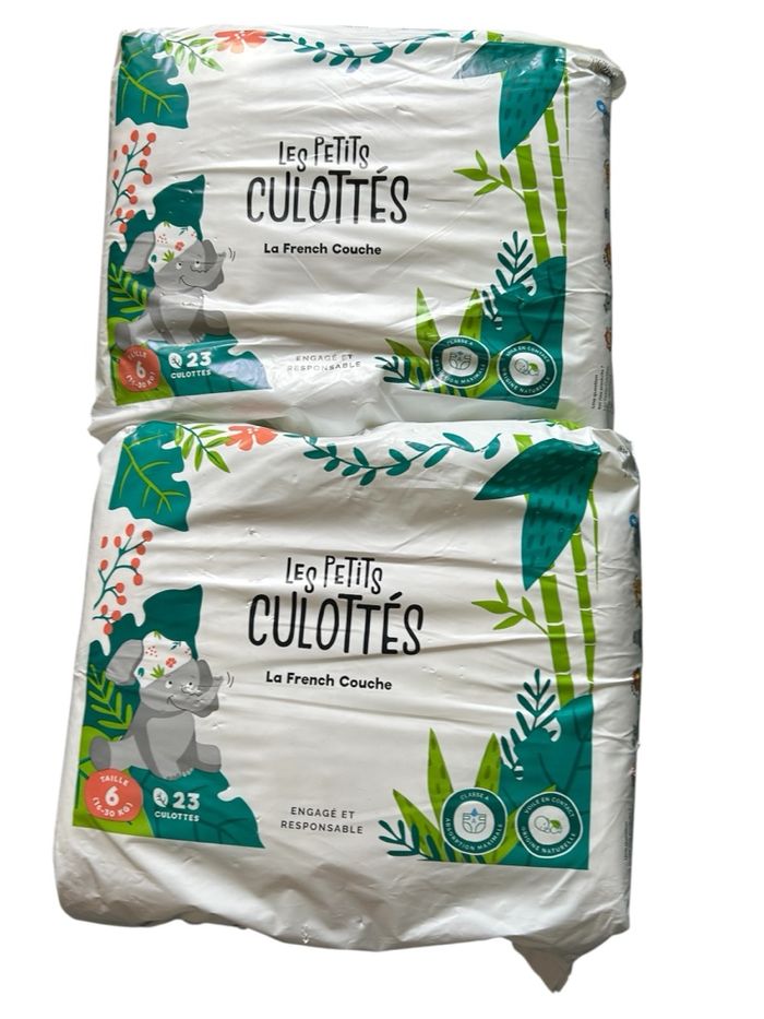 Couches Petits culottés Taille 6