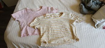 Lot deux crop top couleur pastel Pull&Bear