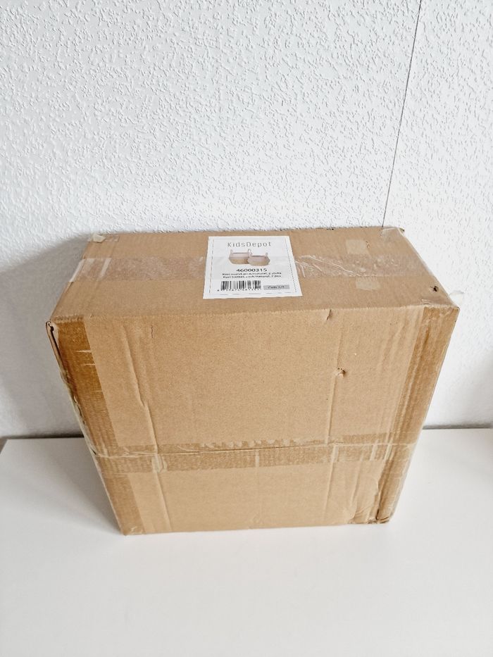 KidsDepot - Lot de 2 paniers de rangement - Rose - Neuf ! - photo numéro 3