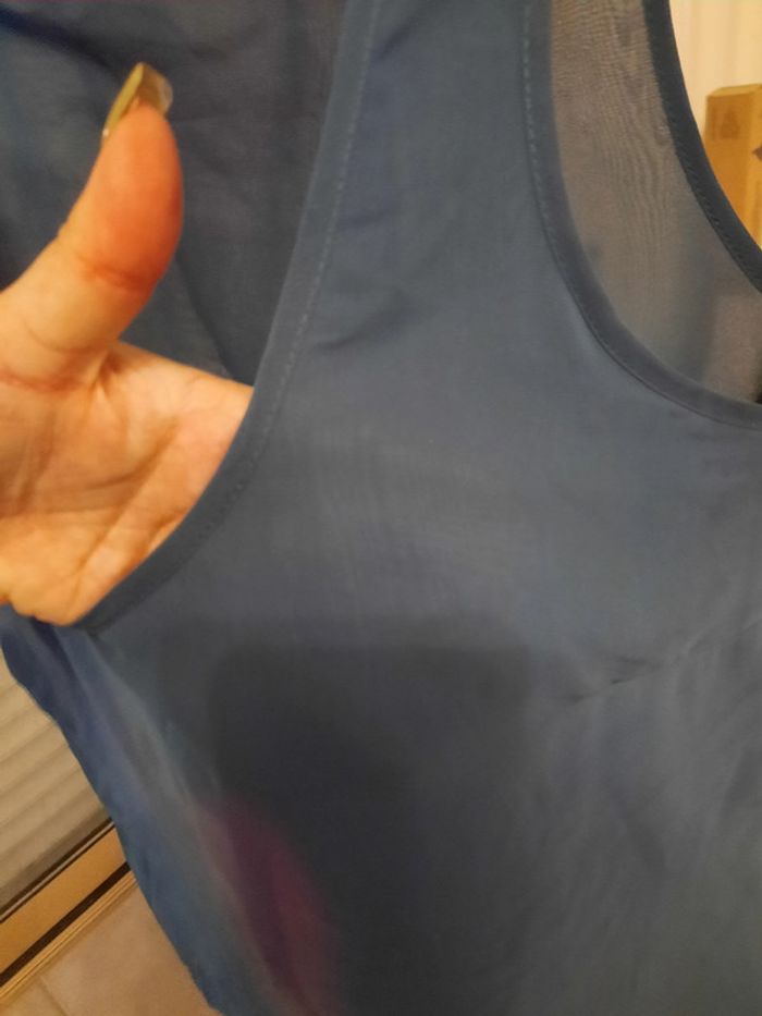 Blouse pimkie bleu taille M - photo numéro 2
