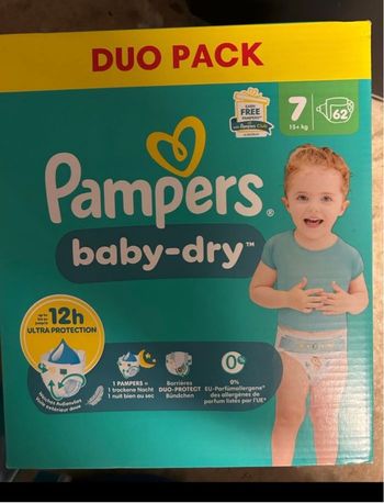 1 paquet de couches Pampers t 7