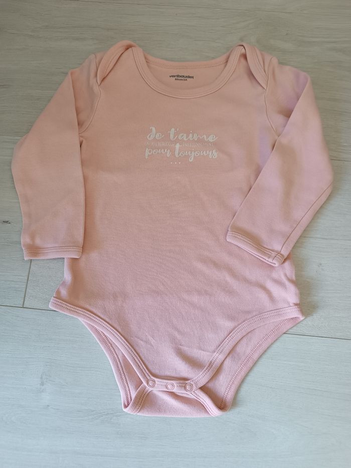 Body rose Vert Baudet 2 ans