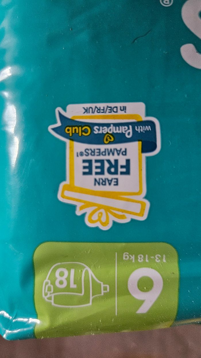 Couches pampers taille 6 - photo numéro 3