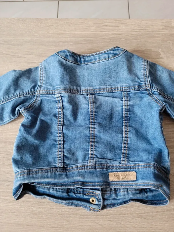 Veste en jean's fille en 12/18 mois - photo numéro 5