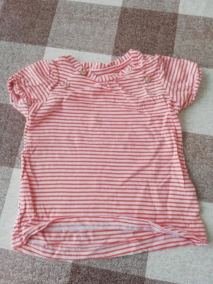 Tee shirt rayé Tex 12 mois