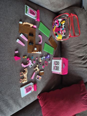 Lot lego méga bloks barbie