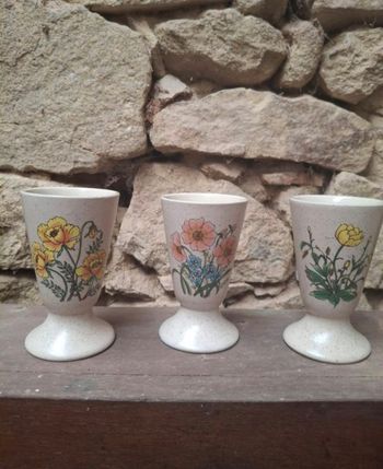 Lot trio de mazagran 