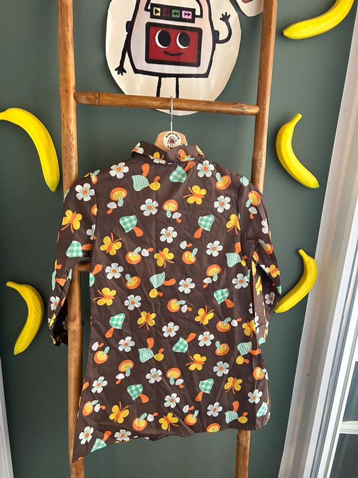 Robe vintage années 80s à motifs 8A - photo numéro 5
