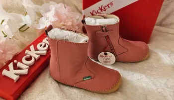 Bottes Bottines Cuir souple Semelle flexible Kickers T24