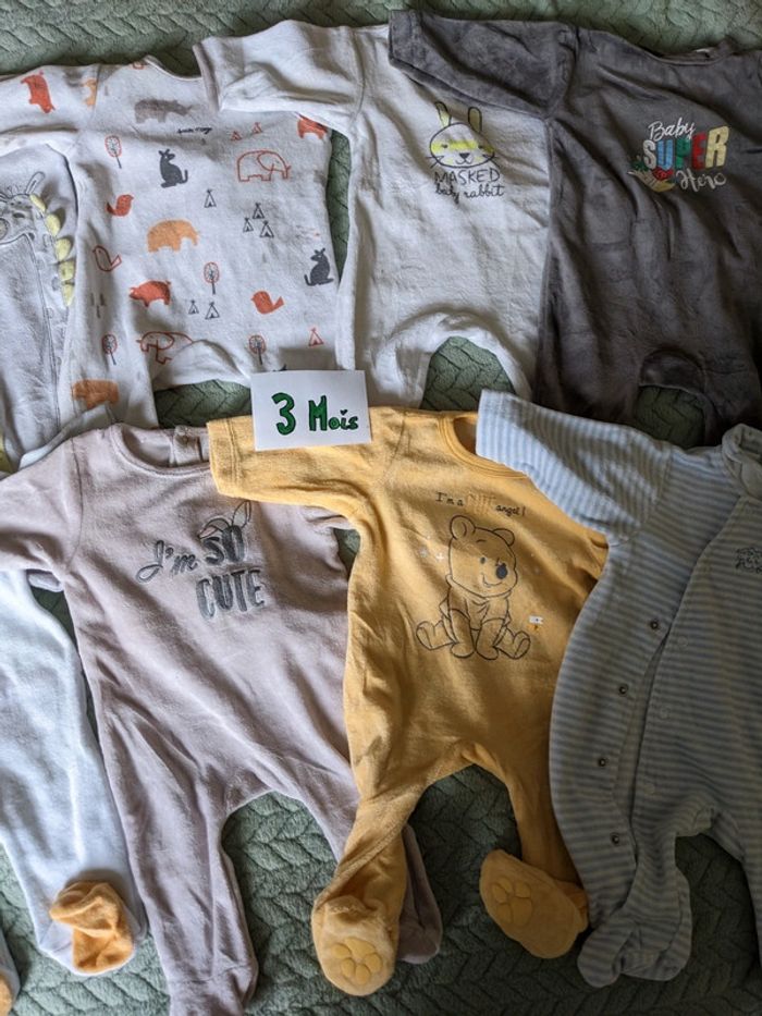 Lot pyjamas velours - photo numéro 3