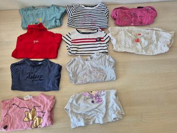 Lot vetements fille 4 ans 57 pièces