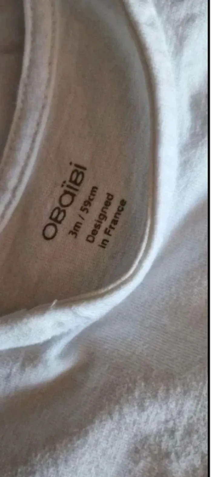 Lot de 2 pyjamas légers manches longues 3 mois - photo numéro 8