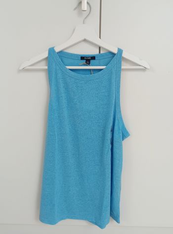 T-shirt débardeur Kiabi bleu – Taille L – Neuf avec étiquette