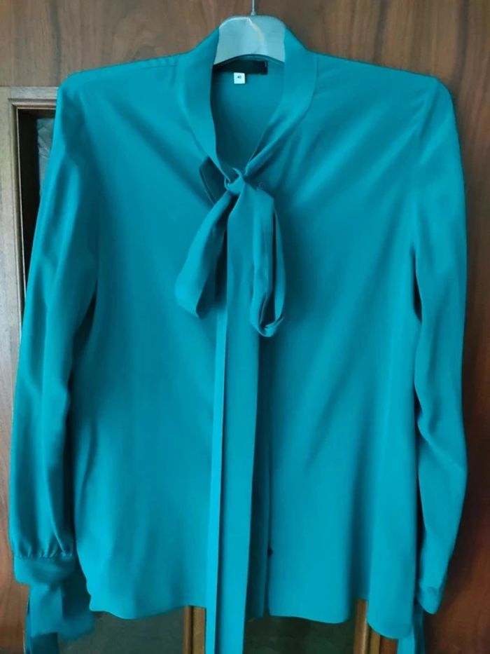 Chemise vert canard