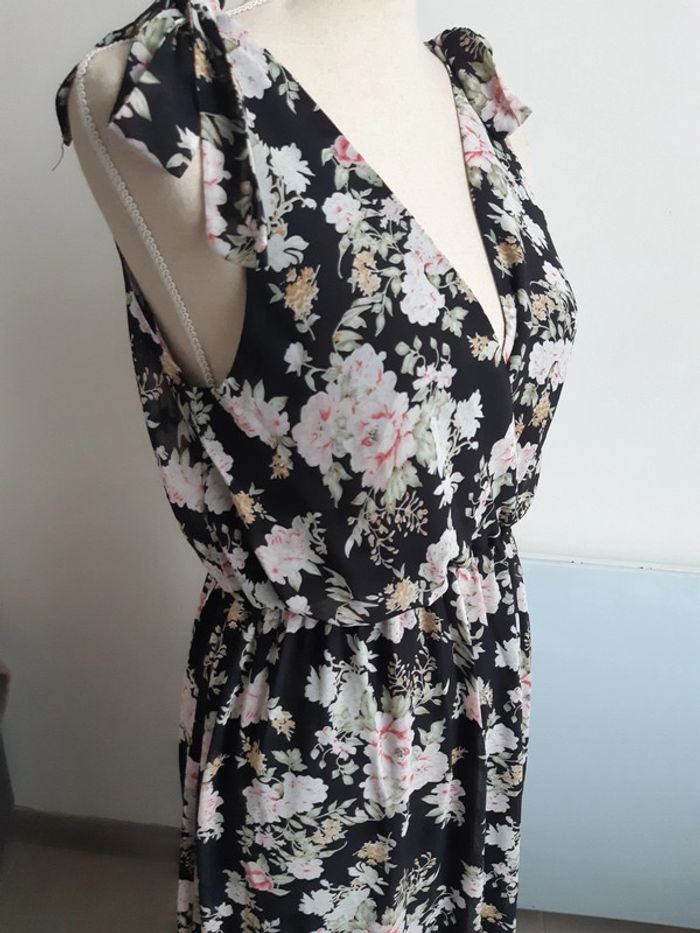 Robe longue fleurs Papillonne T40 - photo numéro 3