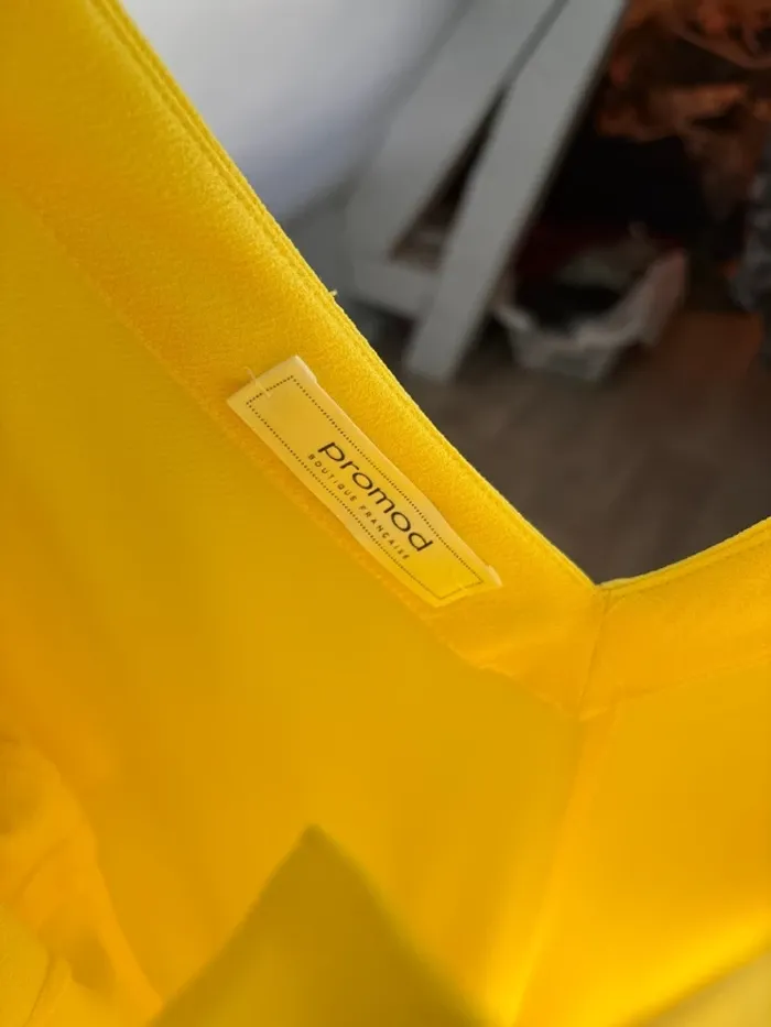 Robe jaune citron promod - photo numéro 4