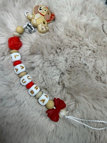 Attache tétine la belle et le clochard 