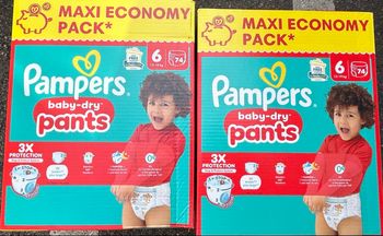148 couches Pampers Pants 6 Neuves  