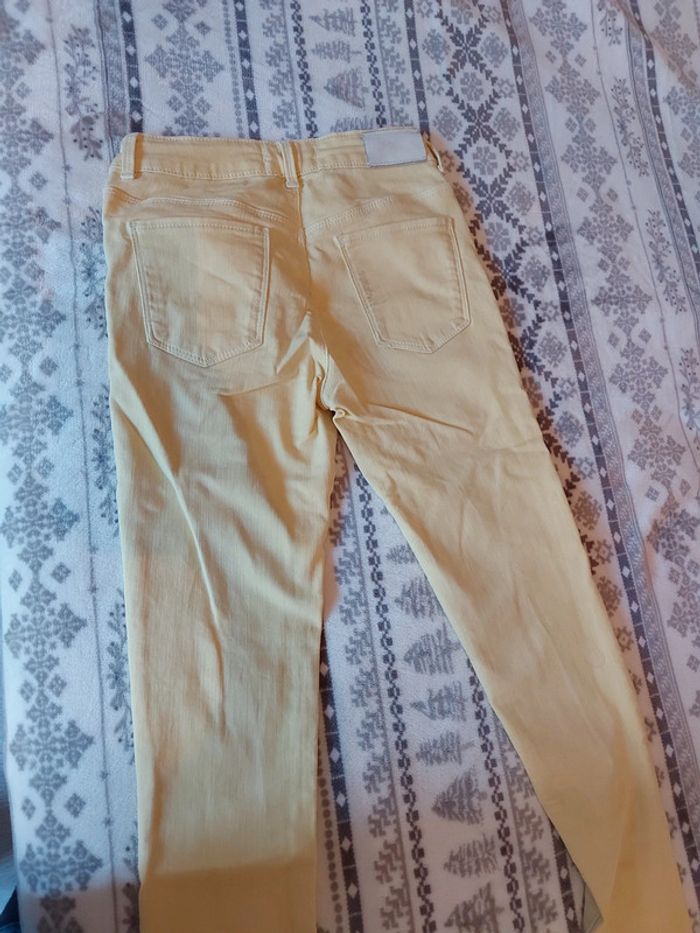 Jean jaune zara girls 10 ans - photo numéro 2