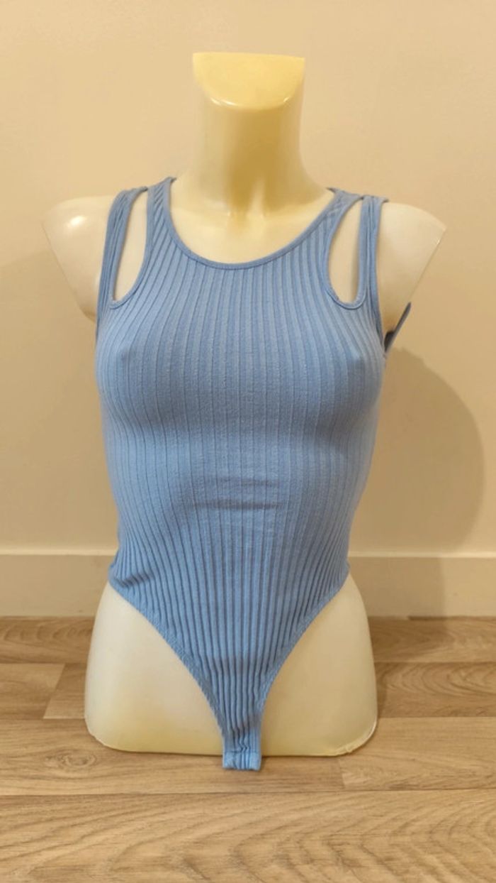 Body bleu S - Zara