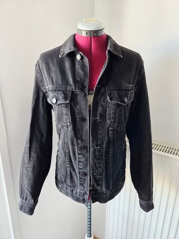 Veste en jean noir taille XS H&M