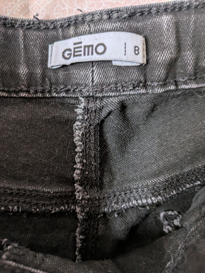 Jean fille slim noir 8 ans - photo numéro 2