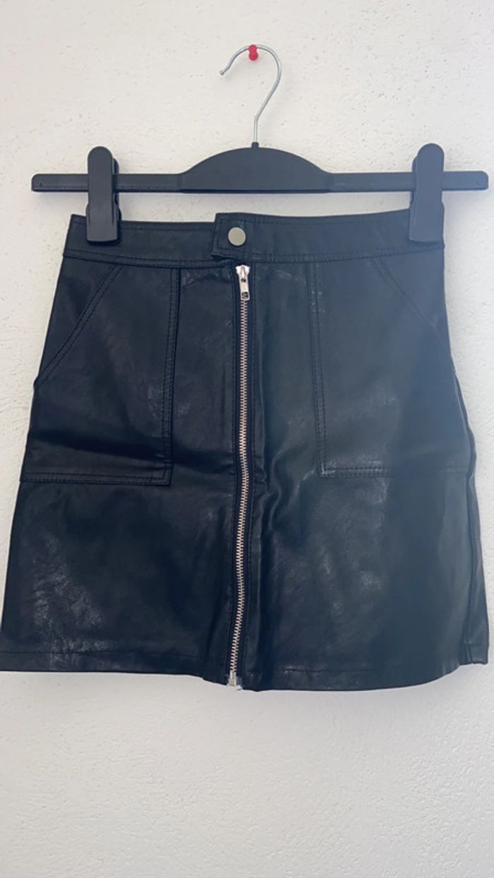 Jupe en cuir