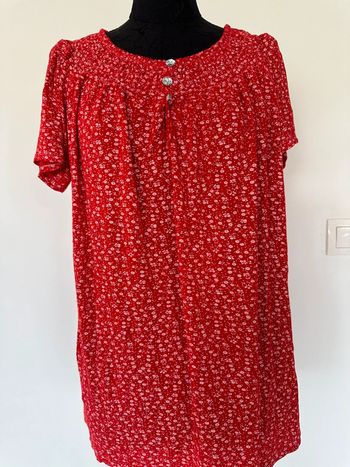 Blouse rouge légère