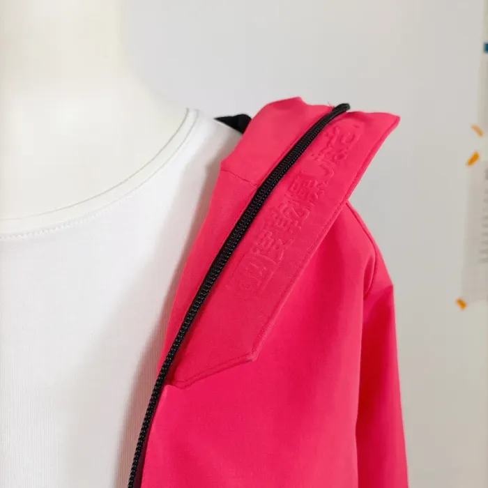 Veste coupe-vent Superdry rose à capuche – taille M A775 - photo numéro 2