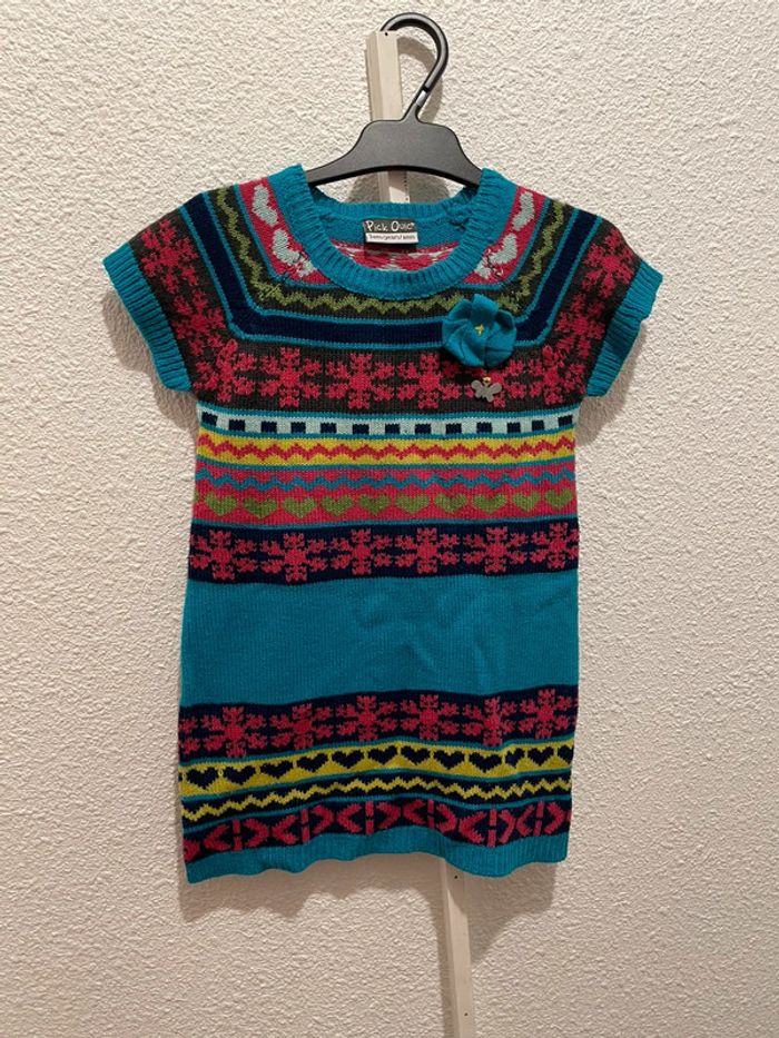 Robe chaude en laine 3 ans