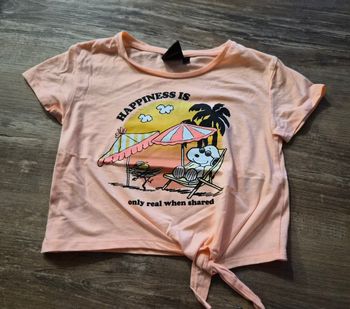 Tee-shirt noué snoopy 