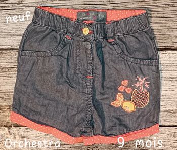 Ensemble top et short Orchestra Neuf